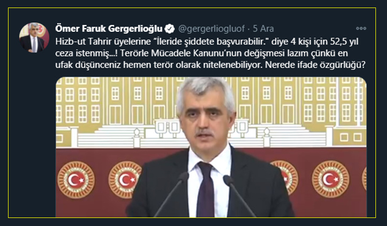 Ö. Faruk Gergerlioğlu, HDP Kocaeli Mv.